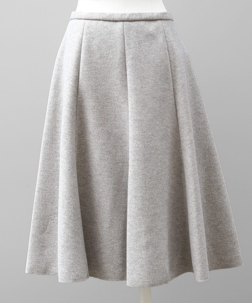 STRAWBERRY-FIELDS（ストロベリーフィールズ）の「ウーリッシュリバー　スカート（スカート・レディース・ライトベージュ/グレー/ピンク/ライトグリーン/ブラック・2/1）」の3枚目の写真