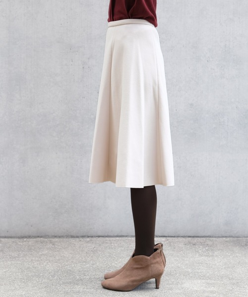 STRAWBERRY-FIELDS（ストロベリーフィールズ）の「ウーリッシュリバー　スカート（スカート・レディース・ライトベージュ/グレー/ピンク/ライトグリーン/ブラック・2/1）」の9枚目の写真