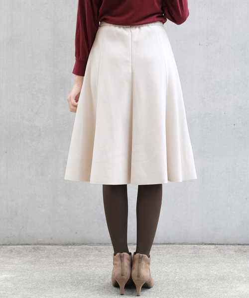 STRAWBERRY-FIELDS（ストロベリーフィールズ）の「ウーリッシュリバー　スカート（スカート・レディース・ライトベージュ/グレー/ピンク/ライトグリーン/ブラック・2/1）」の10枚目の写真