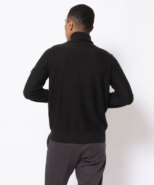 g-stage（ジーステージ）の「g-stage/ジーステージ/ ZEGNA BARUFFAウェーブタートル（ニット/セーター・メンズ・ベージュ/チャコール・46/50/48）」の6枚目の写真