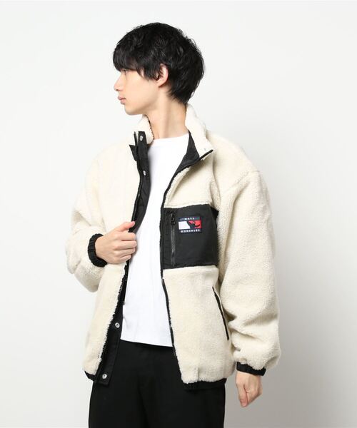 Mark Gonzales(マーク・ゴンザレス)の「【 Mark Gonzales / マークゴンザレス 】 リバーシブル スタンド カラー(ナイロンジャケット・メンズ・ベージュ/ブラック/ネイビー・XL/L/M)」の4枚目の写真