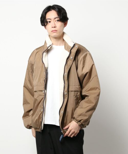 Mark Gonzales(マーク・ゴンザレス)の「【 Mark Gonzales / マークゴンザレス 】 リバーシブル スタンド カラー(ナイロンジャケット・メンズ・ベージュ/ブラック/ネイビー・XL/L/M)」の17枚目の写真