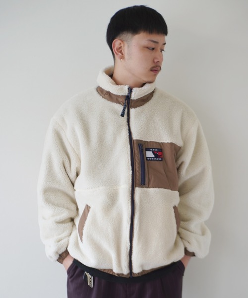 Mark Gonzales(マーク・ゴンザレス)の「【 Mark Gonzales / マークゴンザレス 】 リバーシブル スタンド カラー(ナイロンジャケット・メンズ・ベージュ/ブラック/ネイビー・XL/L/M)」の14枚目の写真