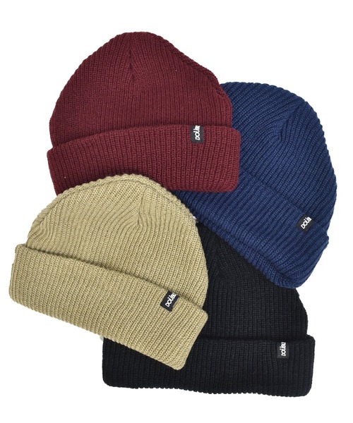 DOUBLE STEAL（ダブルスティール）の「Standard Name Knit（ニットキャップ/ビーニー・メンズ・ブラック/インディゴブルー/モカ/バーガンディー・FREE）」の2枚目の写真