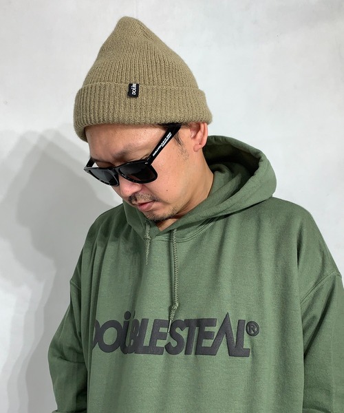 DOUBLE STEAL（ダブルスティール）の「Standard Name Knit（ニットキャップ/ビーニー・メンズ・ブラック/インディゴブルー/モカ/バーガンディー・FREE）」の3枚目の写真