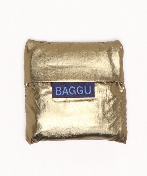 BAGGU(バグー)の「BAGGU/バグゥ メタリックBABY(エコバッグ/サブバッグ・レディース・ブルー/アンティークゴールド・FREE)」の17枚目の写真