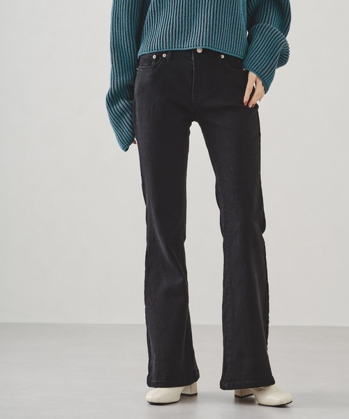 acro（アクロ）の「スーパーストレッチフレアデニムパンツ/AC1245（デニムパンツ・レディース・ネイビー/ブラック・ﾌﾘ-）」の20枚目の写真