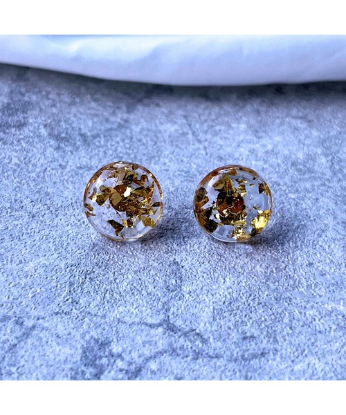 tone(トーン)の「【Willija】金属アレルギー対応《花景》フラワーピアス中(MA)(ピアス(両耳用)・レディース・ホワイト/パープル/ブルー/グリーン/パープル系その他2/その他/ローズ/アクア/オレンジ/ライム/レッド/ブラック/ロイヤルブルー/バイオレット/ゴールド/シルバー・FREE)」の18枚目の写真