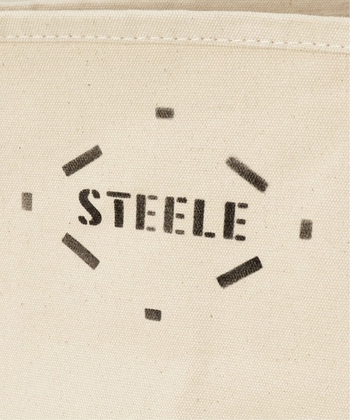 Steele Canvas Basket(スチールキャンバスバスケット)の「【STEELE CANVAS×JS/スチールキャンバス】別注 188 トートバッグ M(トートバッグ・メンズ・ホワイト・FREE)」の2枚目の写真