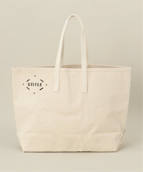 Steele Canvas Basket(スチールキャンバスバスケット)の「【STEELE CANVAS×JS/スチールキャンバス】別注 188 トートバッグ M(トートバッグ・メンズ・ホワイト・FREE)」の8枚目の写真