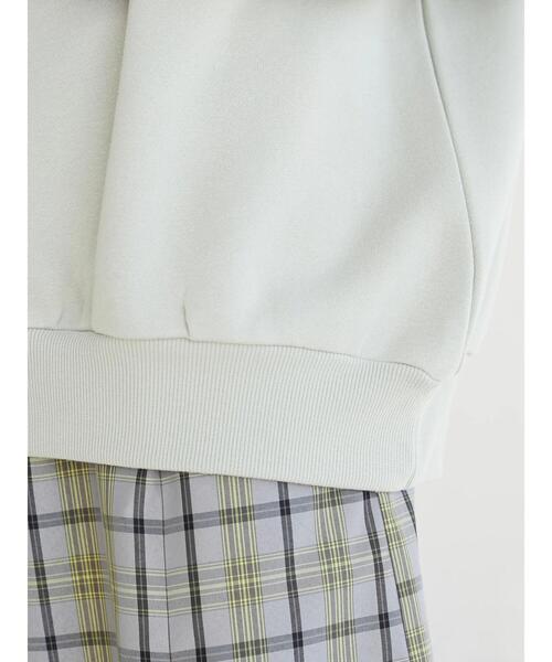 Green　Parks（グリーンパークス）の「裏起毛ラグランプルオーバー＊（スウェット・レディース・ブラック/グレー/ブルー・FREE）」の12枚目の写真