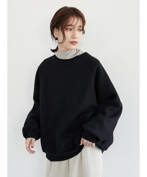 Green　Parks（グリーンパークス）の「裏起毛ラグランプルオーバー＊（スウェット・レディース・ブラック/グレー/ブルー・FREE）」の18枚目の写真