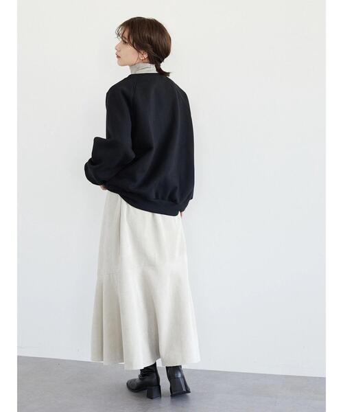 Green　Parks（グリーンパークス）の「裏起毛ラグランプルオーバー＊（スウェット・レディース・ブラック/グレー/ブルー・FREE）」の20枚目の写真