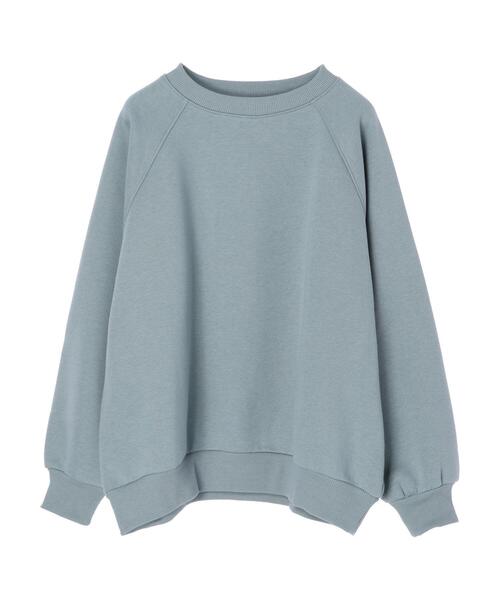 Green　Parks（グリーンパークス）の「裏起毛ラグランプルオーバー＊（スウェット・レディース・ブラック/グレー/ブルー・FREE）」の13枚目の写真