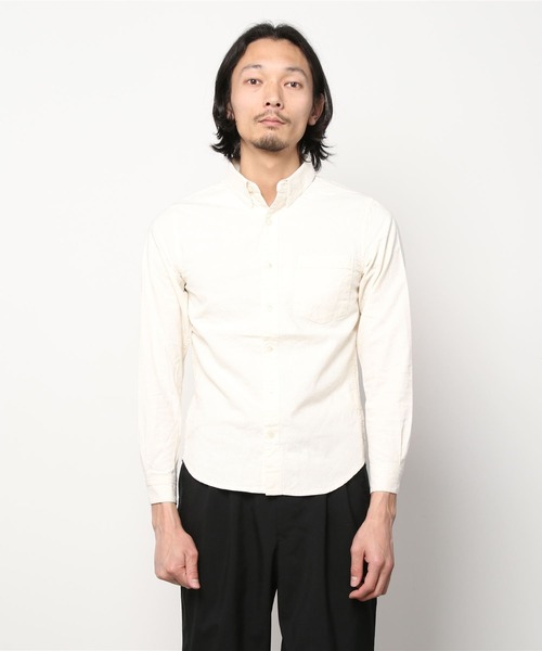 PHATEE（ファッティー）の「▲【PHATEE】ファッティー FLAT SHIRTS（シャツ/ブラウス・メンズ・その他/キナリ・SMALL）」の2枚目の写真