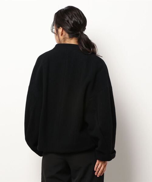 BONbazaar（ボンバザール）の「ニューイングランドラムノーカラーショートCT VIROFF(抗ウイルス)（その他アウター・レディース・ホワイト系その他/モカ/ブラック・FREE）」の6枚目の写真