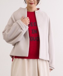 BONbazaar | ニューイングランドラムノーカラーショートCT VIROFF(抗ウイルス)(その他アウター)