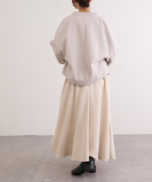 BONbazaar（ボンバザール）の「ニューイングランドラムノーカラーショートCT VIROFF(抗ウイルス)（その他アウター・レディース・ホワイト系その他/モカ/ブラック・FREE）」の11枚目の写真