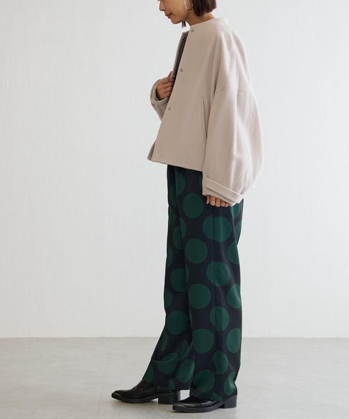 BONbazaar（ボンバザール）の「ニューイングランドラムノーカラーショートCT VIROFF(抗ウイルス)（その他アウター・レディース・ホワイト系その他/モカ/ブラック・FREE）」の13枚目の写真