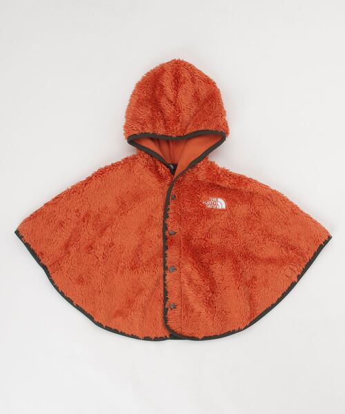 THE NORTH FACE（ザノースフェイス）の「ザ ノース フェイス THE NORTH FACE B Sherpa Fleece Poncho(ベビーシェルパフリースポンチョ)（ポンチョ・キッズ・ローズ/オリーブ/オレンジ・80ｃｍ）」の3枚目の写真