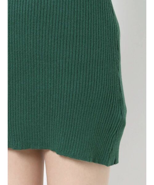 EMODA（エモダ）の「バックオープンリブワンピース（ワンピース・レディース・アイボリー/ブラック/グリーン・FREE）」の18枚目の写真