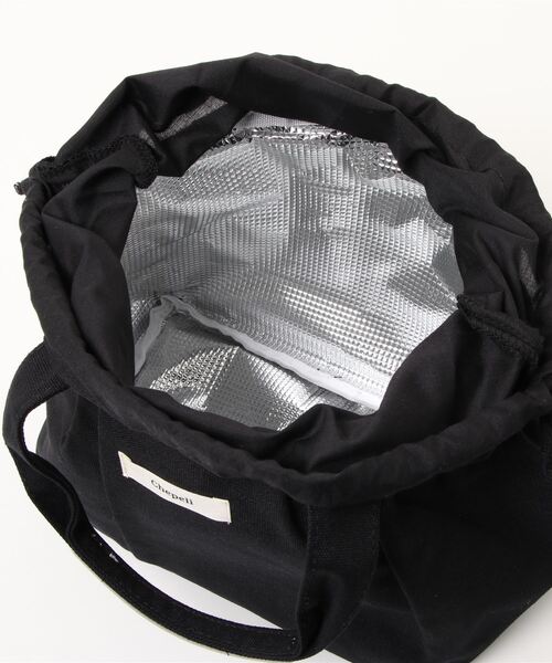 DONOBAN(ドノバン)の「保冷ほっこりキャンバスランチバッグ(エコバッグ/サブバッグ・レディース・ブラック/キナリ/グリーン/イエロー・ONESIZE)」の7枚目の写真