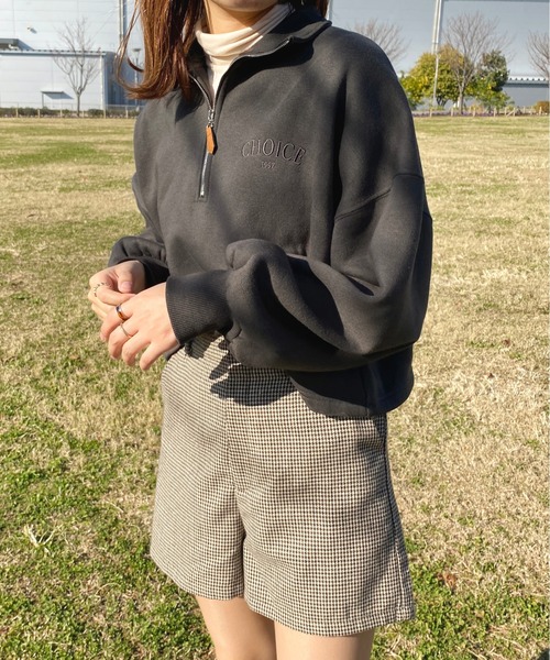 apres jour（アプレジュール）の「ハーフジップスウェット【ZOZOTOWN限定アイテム】（スウェット・レディース・アイボリー/ブラック/マスタード・X-LARGE/フリー）」の16枚目の写真