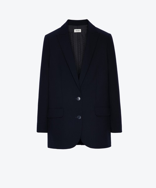 ZADIG&VOLTAIRE（ザディグ　エ　ヴォルテール）の「VIVA STRASS LOVE NOW（テーラードジャケット・レディース・ネイビー・34/36）」の5枚目の写真