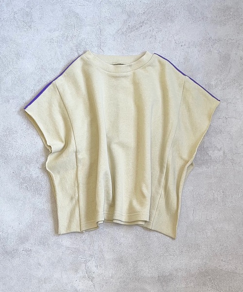 HOGAN RANCH WEAR（ホーガンランチウエア）の「カットオフスウェットトップス（kids/S～L）（スウェット・キッズ・ベージュ/グレー/アイボリー・S/M/L）」の3枚目の写真