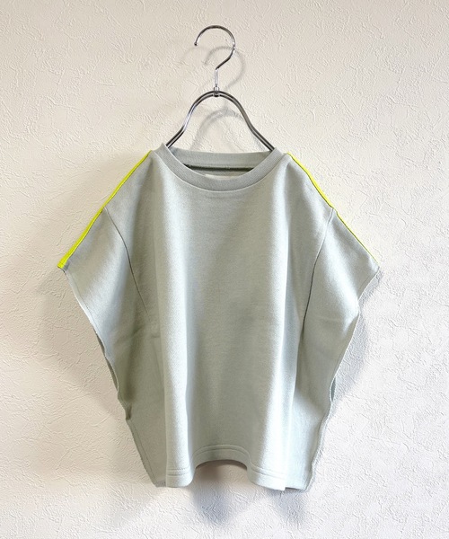 HOGAN RANCH WEAR（ホーガンランチウエア）の「カットオフスウェットトップス（kids/S～L）（スウェット・キッズ・ベージュ/グレー/アイボリー・S/M/L）」の4枚目の写真