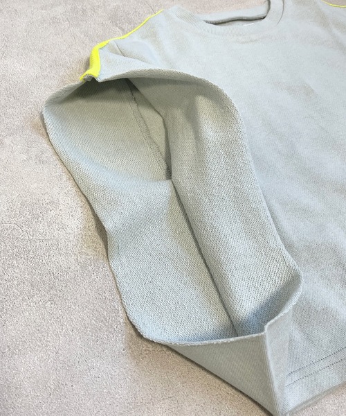 HOGAN RANCH WEAR（ホーガンランチウエア）の「カットオフスウェットトップス（kids/S～L）（スウェット・キッズ・ベージュ/グレー/アイボリー・S/M/L）」の9枚目の写真