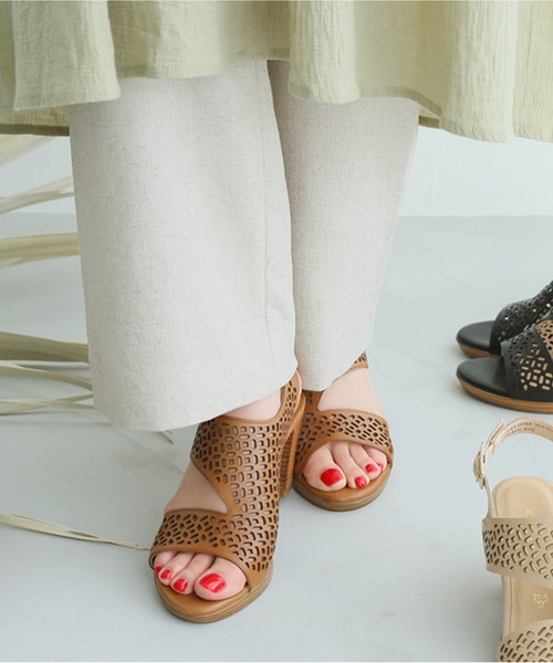 MODE KAORI(モードカオリ)の「サンダル/21450(サンダル・レディース・ブラック/ベージュ/イエロー/ブラウン系その他・22.5cm/23cm/23.5cm/24cm/24.5cm/25cm)」の16枚目の写真