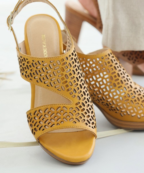 MODE KAORI(モードカオリ)の「サンダル/21450(サンダル・レディース・ブラック/ベージュ/イエロー/ブラウン系その他・22.5cm/23cm/23.5cm/24cm/24.5cm/25cm)」の17枚目の写真