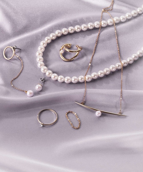 Andemiu（アンデミュウ）の「【谷川りさこコラボ】パールネックレス&ピアス267337（ネックレス・レディース・オフホワイト・FREE）」の2枚目の写真