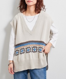 CIAOPANIC TYPY | かぎ針モチーフニットベスト(ベスト)