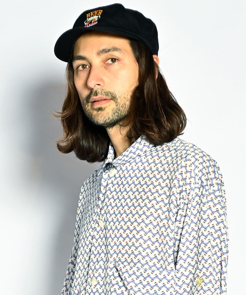 ALDIES(アールディーズ)の「Beer Work Cap / ビアーワークキャップ(キャップ・メンズ・ネイビー/オリーブ/ベージュ/ブラック・FREE)」の2枚目の写真