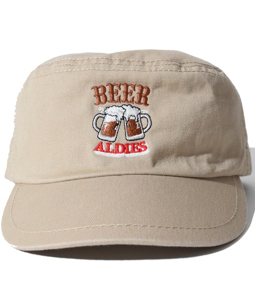 ALDIES(アールディーズ)の「Beer Work Cap / ビアーワークキャップ(キャップ・メンズ・ネイビー/オリーブ/ベージュ/ブラック・FREE)」の9枚目の写真