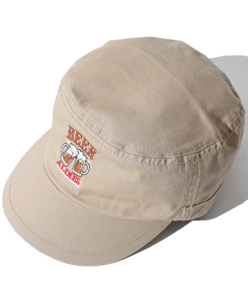 ALDIES(アールディーズ)の「Beer Work Cap / ビアーワークキャップ(キャップ・メンズ・ネイビー/オリーブ/ベージュ/ブラック・FREE)」の15枚目の写真