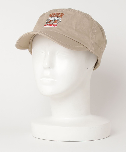 ALDIES(アールディーズ)の「Beer Work Cap / ビアーワークキャップ(キャップ・メンズ・ネイビー/オリーブ/ベージュ/ブラック・FREE)」の14枚目の写真