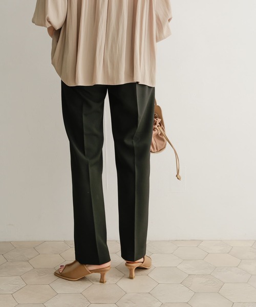 URBAN RESEARCH DOORS（アーバンリサーチドアーズ）の「カラーストレッチトラウザー（その他パンツ・レディース・グリーン/ピンク/ブルー/ブラック/アイボリー・0/1）」の13枚目の写真