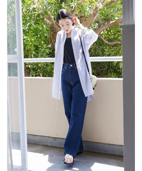 AMERICAN HOLIC（アメリカンホリック）の「ブーツカットデニム（デニムパンツ・レディース・ワンウォッシュ・S/M/L）」の20枚目の写真