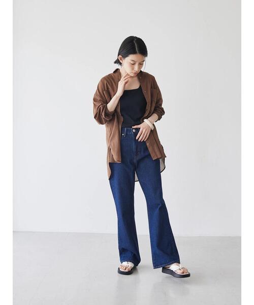 AMERICAN HOLIC（アメリカンホリック）の「ブーツカットデニム（デニムパンツ・レディース・ワンウォッシュ・S/M/L）」の18枚目の写真