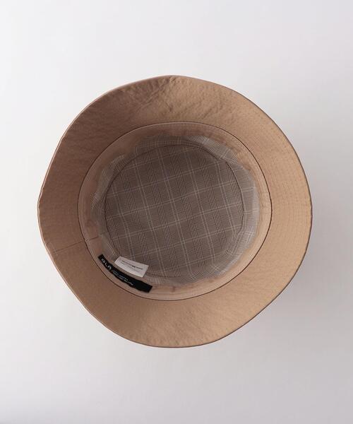 green label relaxing（グリーンレーベルリラクシング）の「GLR TR ツイル 22SS バケットハット（ハット・メンズ・ブラック/ベージュ/ダークグレー・FREE）」の5枚目の写真