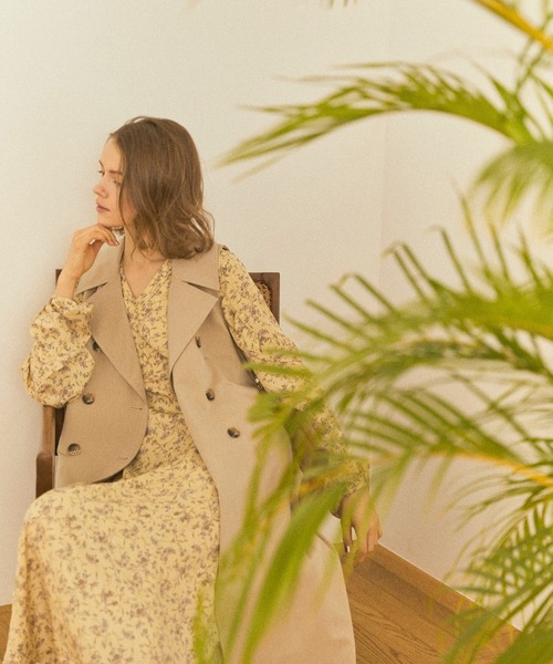 LADYMADE(レディメイド)の「BIGカラー2WAYトレンチコート(トレンチコート・レディース・アイボリー/ライトブルー/ベージュ・FREE)」の19枚目の写真