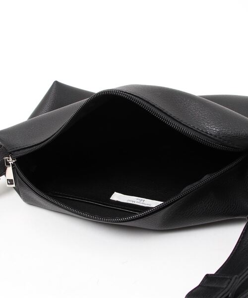 Samansa Mos2 blue（サマンサモスモスブルー）の「合皮ソフトショルダーバッグ（ショルダーバッグ・レディース・ブラック/サックスブルー/キナリ・ﾌﾘ-）」の6枚目の写真