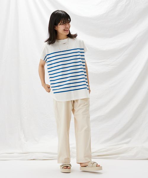 JOURNAL STANDARD relume(ジャーナルスタンダード レリューム)の「CALIFORNIAシェフ デニムペインターパンツ(デニムパンツ・メンズ・ホワイト/ブラック/ネイビー/ブラック系その他/オフホワイト・SMALL/MEDIUM/LARGE)」の3枚目の写真