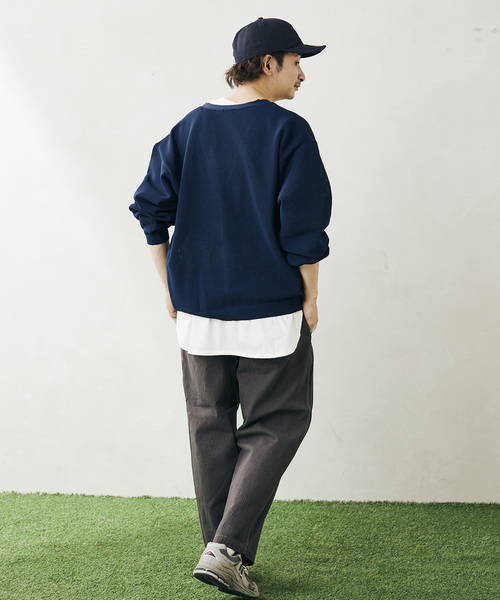 JOURNAL STANDARD relume(ジャーナルスタンダード レリューム)の「CALIFORNIAシェフ デニムペインターパンツ(デニムパンツ・メンズ・ホワイト/ブラック/ネイビー/ブラック系その他/オフホワイト・SMALL/MEDIUM/LARGE)」の20枚目の写真