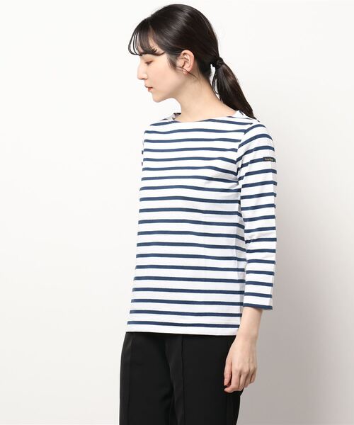 NIMES(ニーム)の「Leminor ボーダー ベーシック(Tシャツ/カットソー・レディース・ネイビー/イエロー・2)」の16枚目の写真