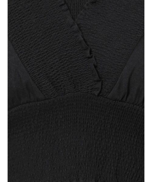 EMODA（エモダ）の「シャーリングミニトップ（シャツ/ブラウス・レディース・ホワイト/ブラック/パープル/ブルー・FREE）」の21枚目の写真