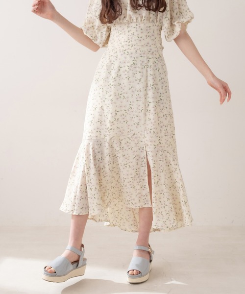 OLIVE des OLIVE（オリーブデオリーブ）の「マーガレットマーメイドスカート（スカート・レディース・ブラック/イエロー/ミント・FREE）」の3枚目の写真